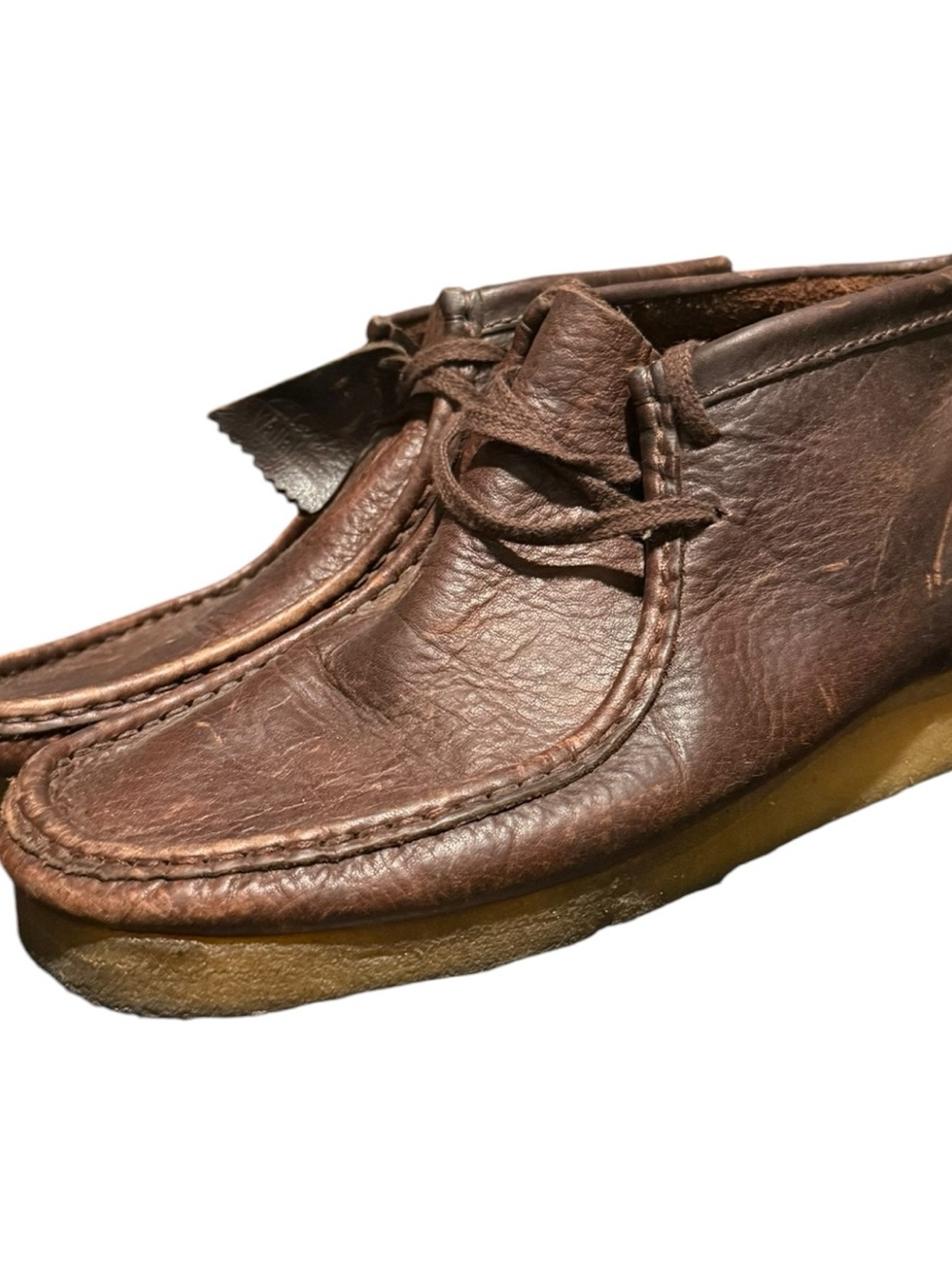 Clarks Wallabee Boot 26182763 Men’s 8.5 Brown Leather Lace Up Chukkas Boots